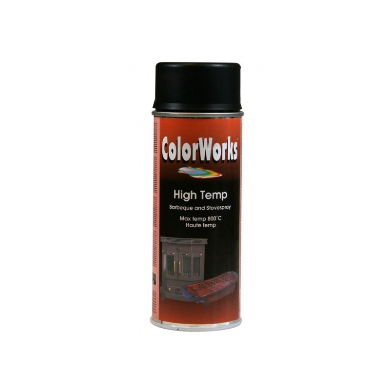 ColorWorks värv kuumuskindel värv must aero. (918550) 400ml