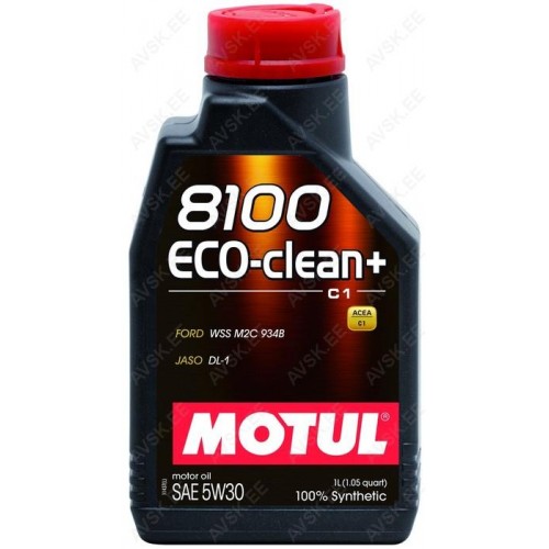 Motul 8100 Eco-Clean+ 5W-30 1L acea C1 Euro