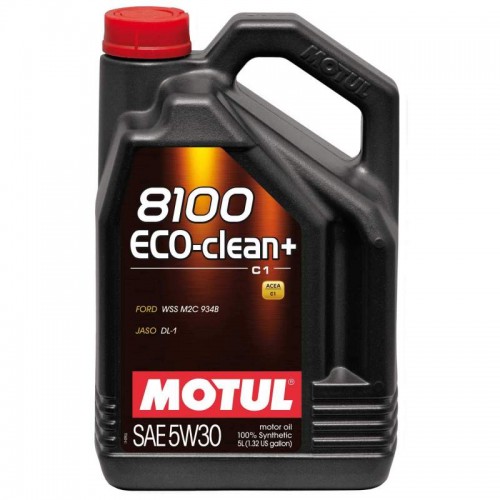 Motul 8100 Eco-Clean+ 5W-30 5L acea C1 Euro