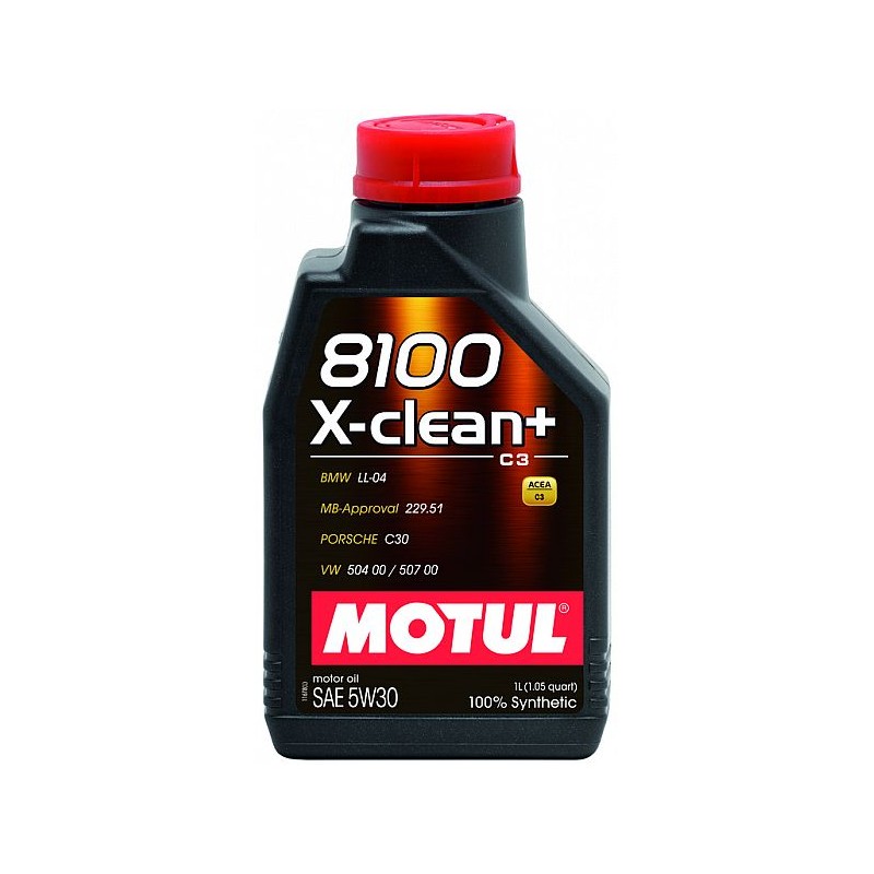 Motul 8100 X-Clean + 5W-30 1L 100% synt