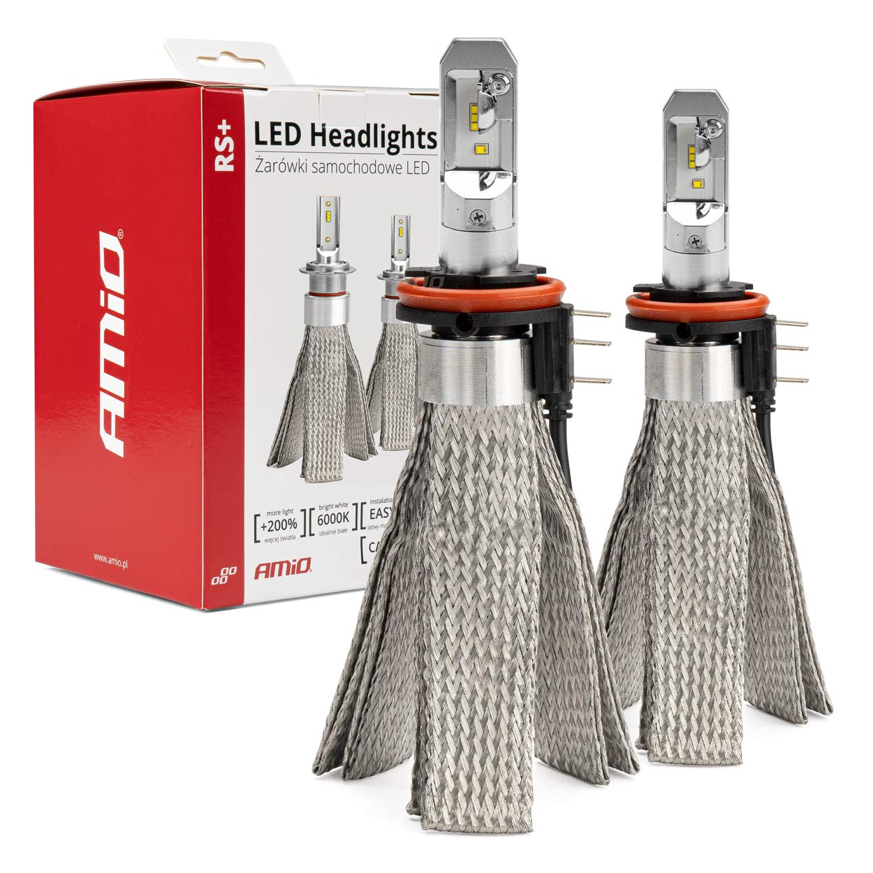 Amio pirn led H15 6000K PGJ23t-1