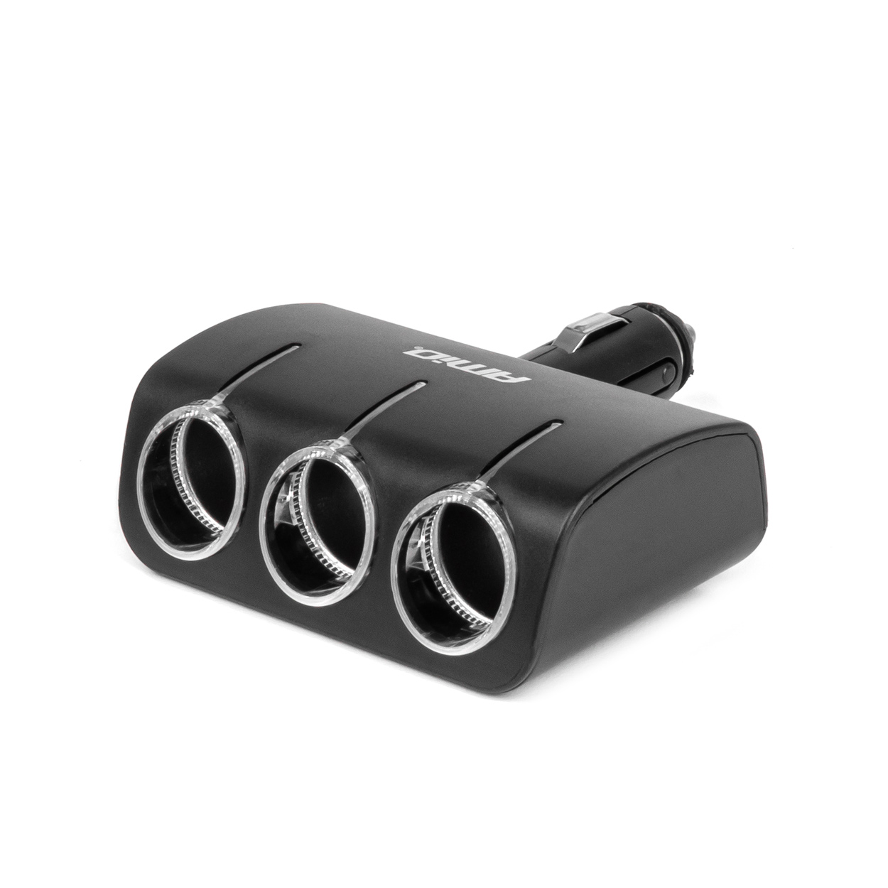 Sigaretisüütaja pesa 3-auguga 12/24V 120W 90°Amio