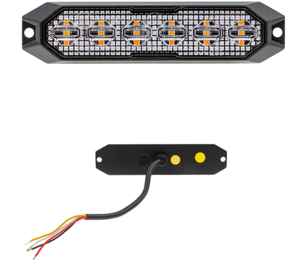 LED pindvilkur 12-24V koll.6xled 129.00 x 30.00 x 13.00mm