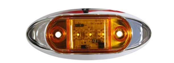 LED ääretuli kollane 70x19mm 10-30v