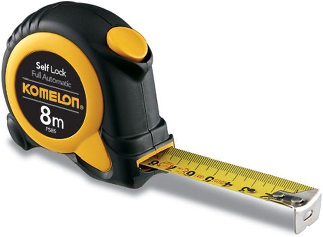 Komelon mõõdulint 8m, laius 25 mm iselukustatav
