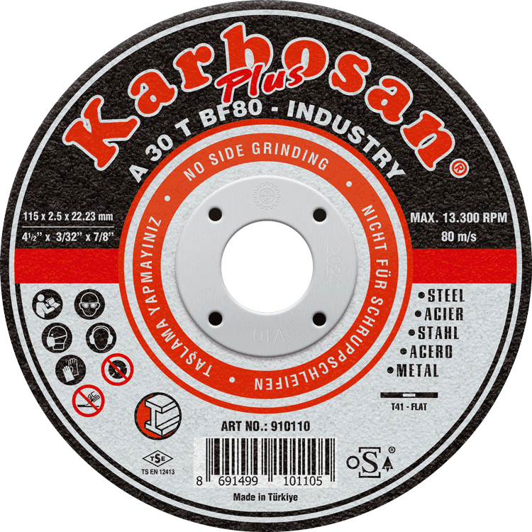 Lõikeketas Karbosan A30T T41 met. 125x2,5mm