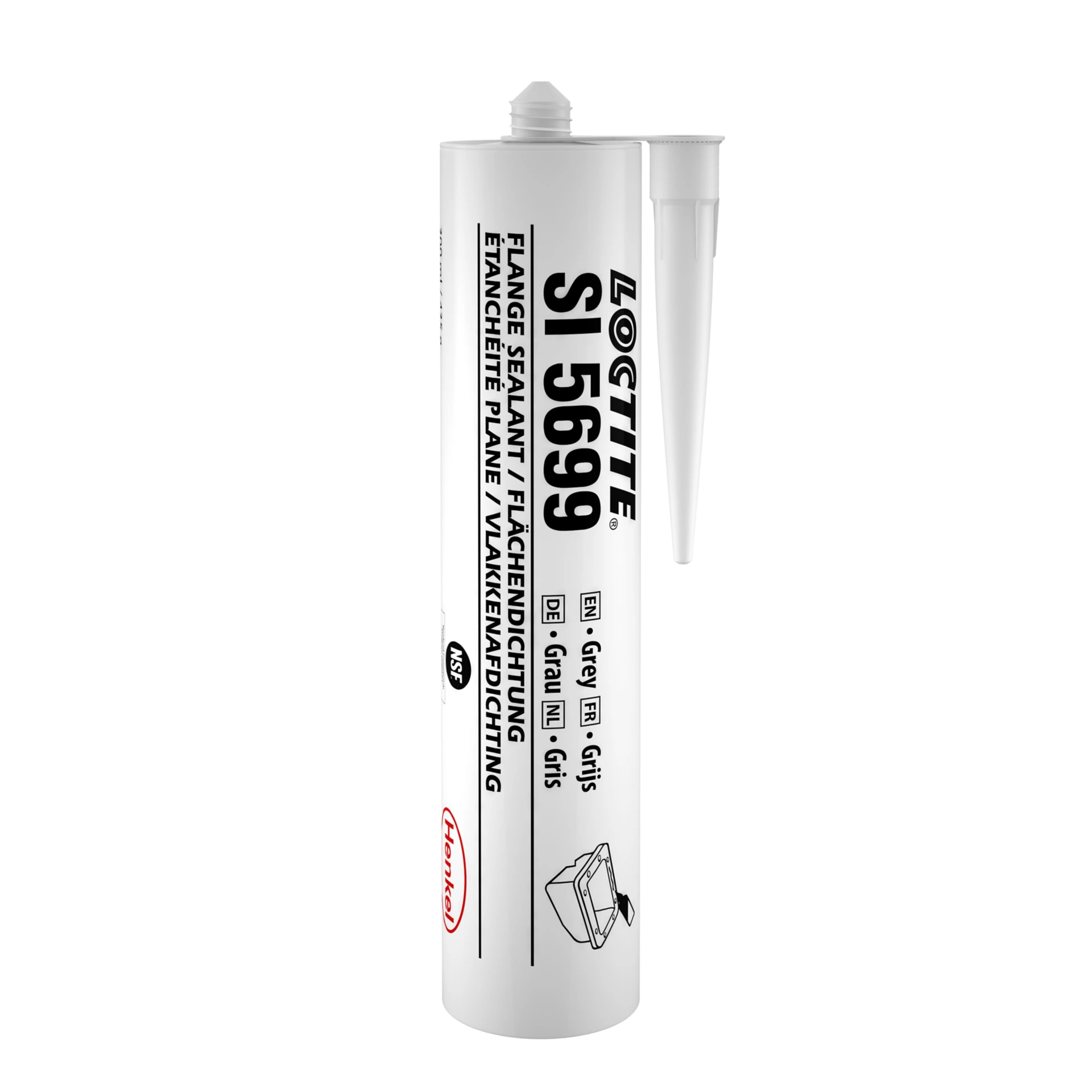 Loctite 5699 Silikoonhermeerik, hall300ml