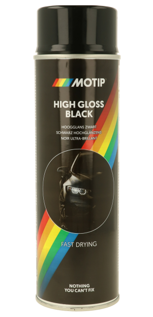 Motip standartvärv must poolläikiv 500ml