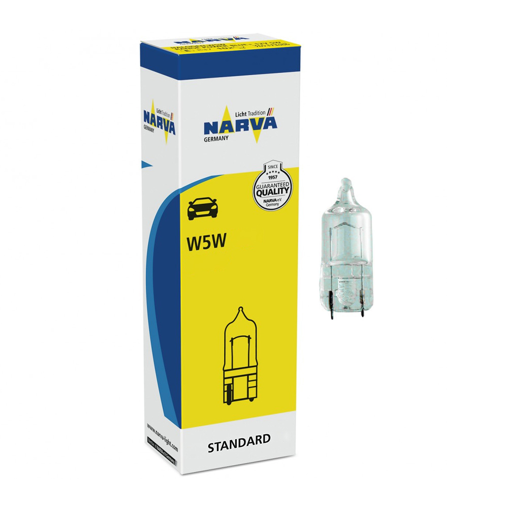 Narva pirn 12V 5W W2,1x9,5d