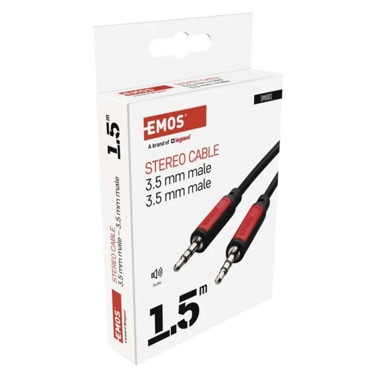 Emos audiokaabel AUX 3,5mm 1,5m